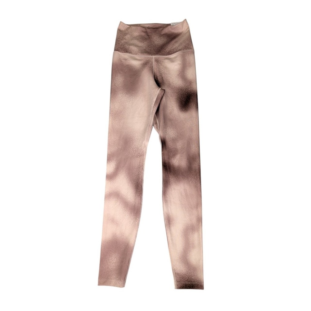 Nike One Women High Rise Dri-FIT Tight Print Leggings Brown XS DQ5260-221 NWT